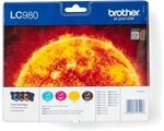 Brother Tintenpatronen Kombi-Pack LC980VALBP Tintenpatrone