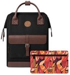 CABAIA Rucksack Hiker Backpack (Set, 3-tlg) schwarz