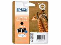 Epson T0711H10 Tintenpatrone (Doppelpack, 2-tlg., Nr. T0711, Original
