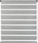 GARDINIA Dachfensterplissee Gardinia, Doppelrol deluxe80x180grau mel, 80 x 180 cm