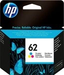 HP HP original Druckerpatrone 62 Tricolor C/M/Y Tintenpatrone (3 Probemonate...