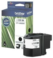 Brother LC-22EBK Tintenpatrone (Original Druckerpatrone, schwarz) schwarz