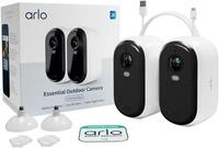 ARLO Smart Home Kamera ESSENTIAL 2K Outdoor Kamera 2-Pack (Innenbereich,