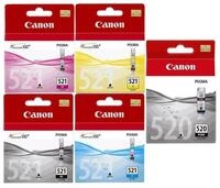 Canon Canon CLI-521 + PGI-520 Druckerpatronen 5er Multip Tintenpatrone