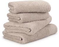 M&ouml;ve Handtuch Set New Classic, Walkfrottier (4-St), 2x Hand- und 2x...