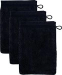 M&ouml;ve Waschhandschuh Superwuschel, (Set, 3-St), Waschhandschuh Set mit Bord&uuml;re, 100%