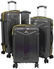 Trendyshop365 Trolleyset Kofferset 3 tlg Hartschale Daytona Hybrid 4 Rollen