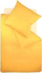 fleuresse Bettw&auml;sche Colours, 100% Baumwolle, 3 teilig, Uni-Mako-Satin, superweich,