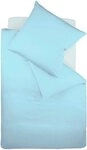 fleuresse Bettw&auml;sche Colours, 100% Baumwolle, 3 teilig, Uni-Mako-Satin, superweich,