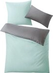Kleine Wolke Wendebettw&auml;sche Gracia, Mako-Satin, 3 teilig, in M&eacute;lange-Optik