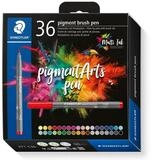 STAEDTLER Pinselstift STAEDTLER pigment brush pen Colours - 36er Kartonetui