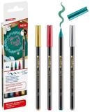 edding Pinselstift edding Pinselstift 1340 Metallic 1-6mm 4 St&uuml;ck