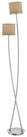 Lucande Stehlampe Juljana, Creme IP20, 2 x 40 W