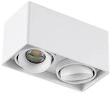 Arcchio Deckenleuchten Kubika, Metall, Wei&szlig; IP20, 2 x 10 W LED