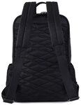 Hedgren Daypack Inner City Ava Square Backpack RFID 15,6" New Quilt Full Black, mit