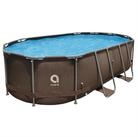 Avenli Framepool Pool Oval 427x275x100 cm, Aufstellpool (Stahlrahmenpool, ohne