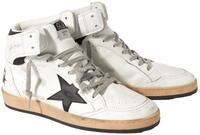 GOLDEN GOOSE Herren Sky-Star High-Top Leder, Distressed Look, Made in Italy Sneaker