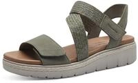 Tamaris Keilsandalette, Sommerschuh, Sandale, Plateauabsatz, mit Klettverschluss