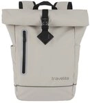 travelite Freizeitrucksack BASICS Roll-Up Rucksack aus Plane, mit variablem