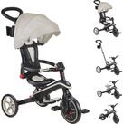 Globber Dreirad 732-466-2 GLOBBER EXPLORER TRIKE FOLDABLE 4in1 taupe