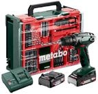 metabo Akku-Schrauber Akku-Bohrschrauber 602207710, inkl. 2. Akku, b&uuml;rstenlos,...