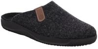 Pantoffel ROHDE "SOLTAU-H", Herren, Gr. 40, grau (anthrazit, meliert), Filz,...