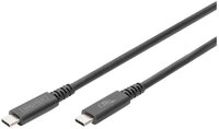 Digitus USB-C Anschlusskabel, USB4 Gen.1, 40 Gbit, PD3 240W, 0.8m USB-Kabel,