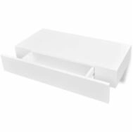 vidaXL Wandregal 48 cm MDF Wandregal H&auml;ngeregal B&uuml;cher DVD-Regal mit 1...