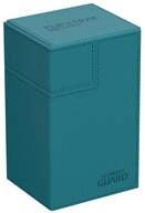 Ultimate Guard Sammelkarte Flip`n`Tray 80+ Monocolor XenoSkin&trade; - Petrolblau