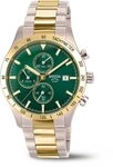 Boccia Quarzuhr Boccia Herrenuhr Modell: 3737-02 Chronograph mit blauem Zifferblatt