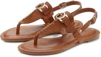 Zehentrenner VIVANCE "Sommerschuh", Damen, Gr. 41, braun (camelfarben),...