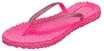 Ilse Jacobsen CHEERFUL01 Zehentrenner Leicht & flexibel, Massageeffekt, mit Glitzer,