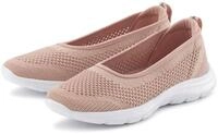 LASCANA Halbschuh, Slip-On-Sneaker, Sneaker Ballerinas zum Reinschl&uuml;pfen VEGAN