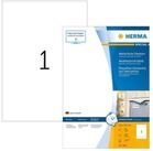 HERMA Etikett Herma Etiketten permanent haftend 210 x 297 mm Folie weiss...