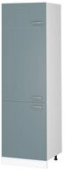 Vicco K&uuml;hlumbauschrank R-Line, Blau-Grau/Wei&szlig;, 60 cm (1-St)