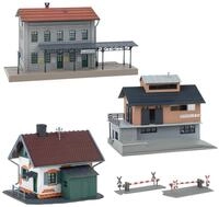Faller Modellbausatz Faller 190137 Aktion Set Bahnhof Feldkirchen