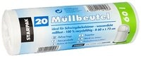 PAPSTAR M&uuml;llbeutel M&uuml;llbeutel, LDPE 60 l 72 cm x 60 cm weiss 17 my 20 Stk