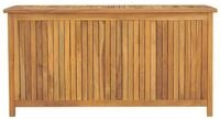 vidaXL Gartenbox, Gartenaufbewahrungsbox 114x50x58 cm Massivholz Teak