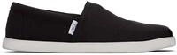 TOMS Alp Fwd Black Recycled Cotton Canvas Slip-On Sneaker