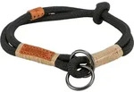 TRIXIE Hunde-Halsband BE NORDIC Zug-Stopp-Halsband - schwarz/sand - 55 cm/&oslash; 13...
