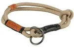 TRIXIE Hunde-Halsband BE NORDIC Zug-Stopp-Halsband - sand/schwarz - 35 cm/&oslash; 6...