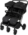 BabyGo Zwillingsbuggy Zwillingskinderwagen GOTwice, mit drei schwenkbaren