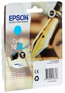 Epson 16XL / C13T16324010 Tinte Cyan (1-tlg) Nachf&uuml;lltinte (x)