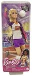 Barbie Stehpuppe Barbie Made to Move - Volleyballspielerin-Puppe mit Trikot und...
