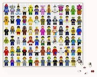 Chronicle Books Puzzle LEGO&reg; Figuren, Puzzleteile