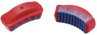 Knipex Rohrzange 2 Paar Kunststoffeins&auml;tze 2K f&uuml;r 81 11 250 / 81 13 250 120