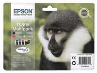 Epson 4 Epson Druckerpatronen Tinte T0895 BK / C / M / Y Multipack Tintenpatrone