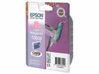 Epson T080640 Tintenpatrone (Original Druckerpatrone, magenta (hell)