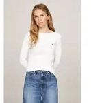 Tommy Hilfiger 3/4-Arm-Shirt NEW CODY BOAT-NECK Baumwolle, U-Boot-Ausschnitt,...