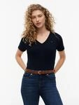 Tommy Hilfiger "CODY V-NECK SHORT SLEEVE" mit V-Ausschnitt, Baumwolle, Slim Fit